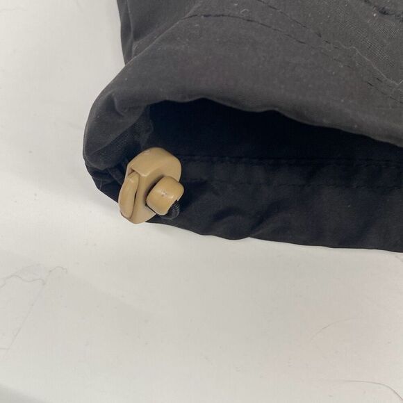 Three Fox Vineyards Unisex Full Zip Windbreaker Jacket Coat Black Tan Medium‎ - Picture 8 of 11